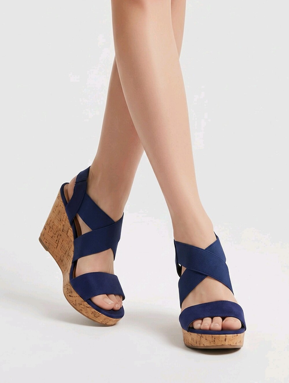 American Eagle Women's Suede Wedge Sandals Size 11